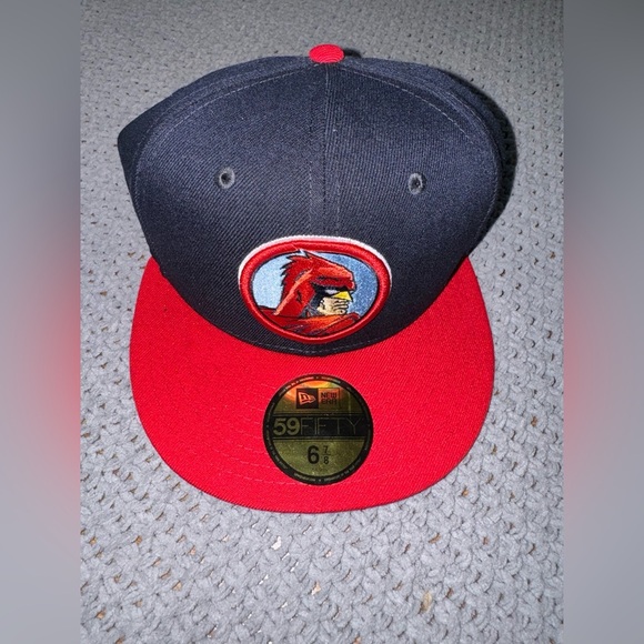 Memphis REDBIRDS Minor League Baseball Marvel New Era 59 Fifty Fitted Hat NWT - Picture 1 of 6
